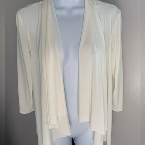 R&M Collection waterfall cardigan